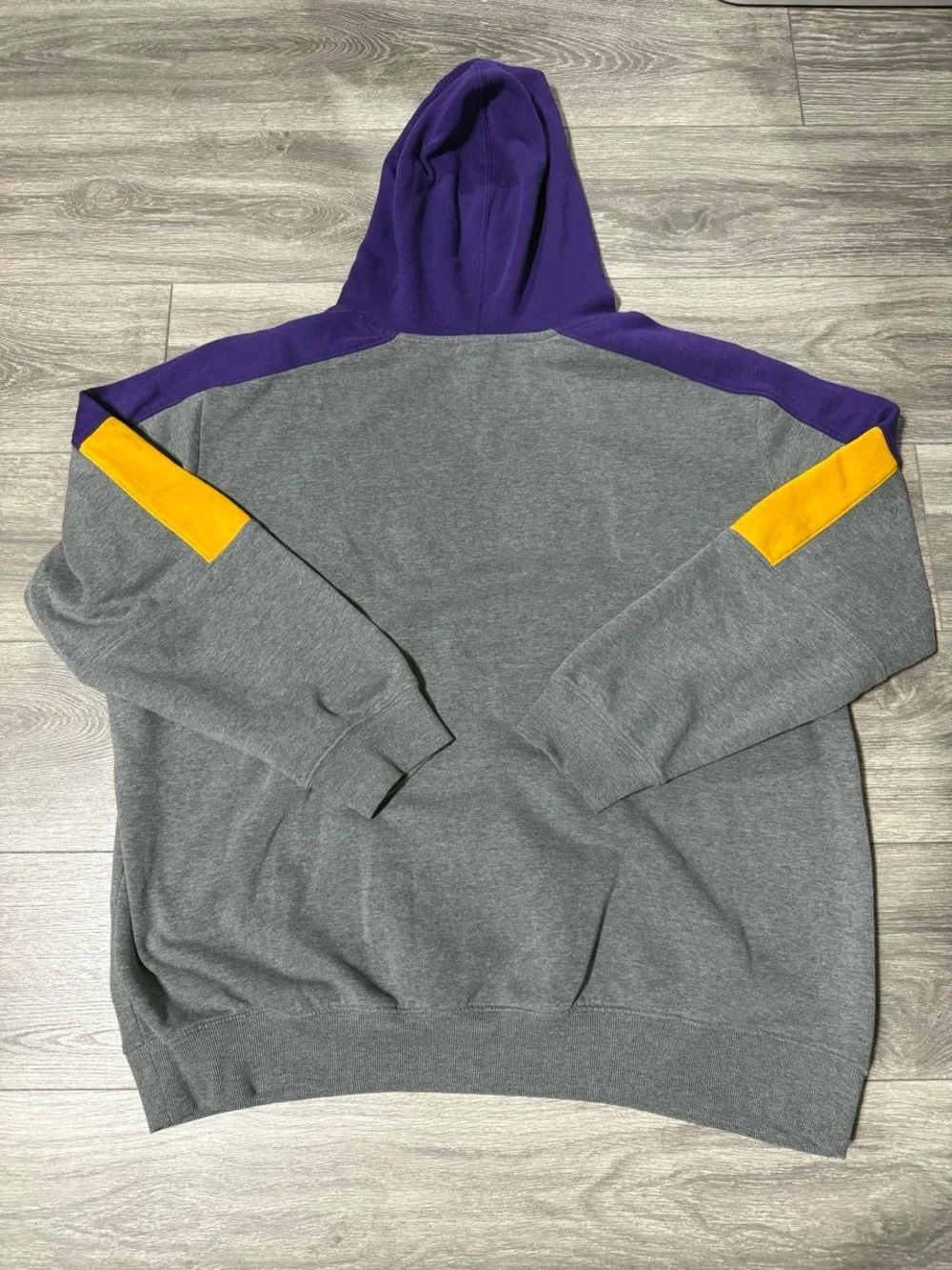Lakers Gray & Purple Pullover Hoodie